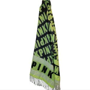 Victoria's Secret PINK Neon Citrus Oversized Blanket Scarf